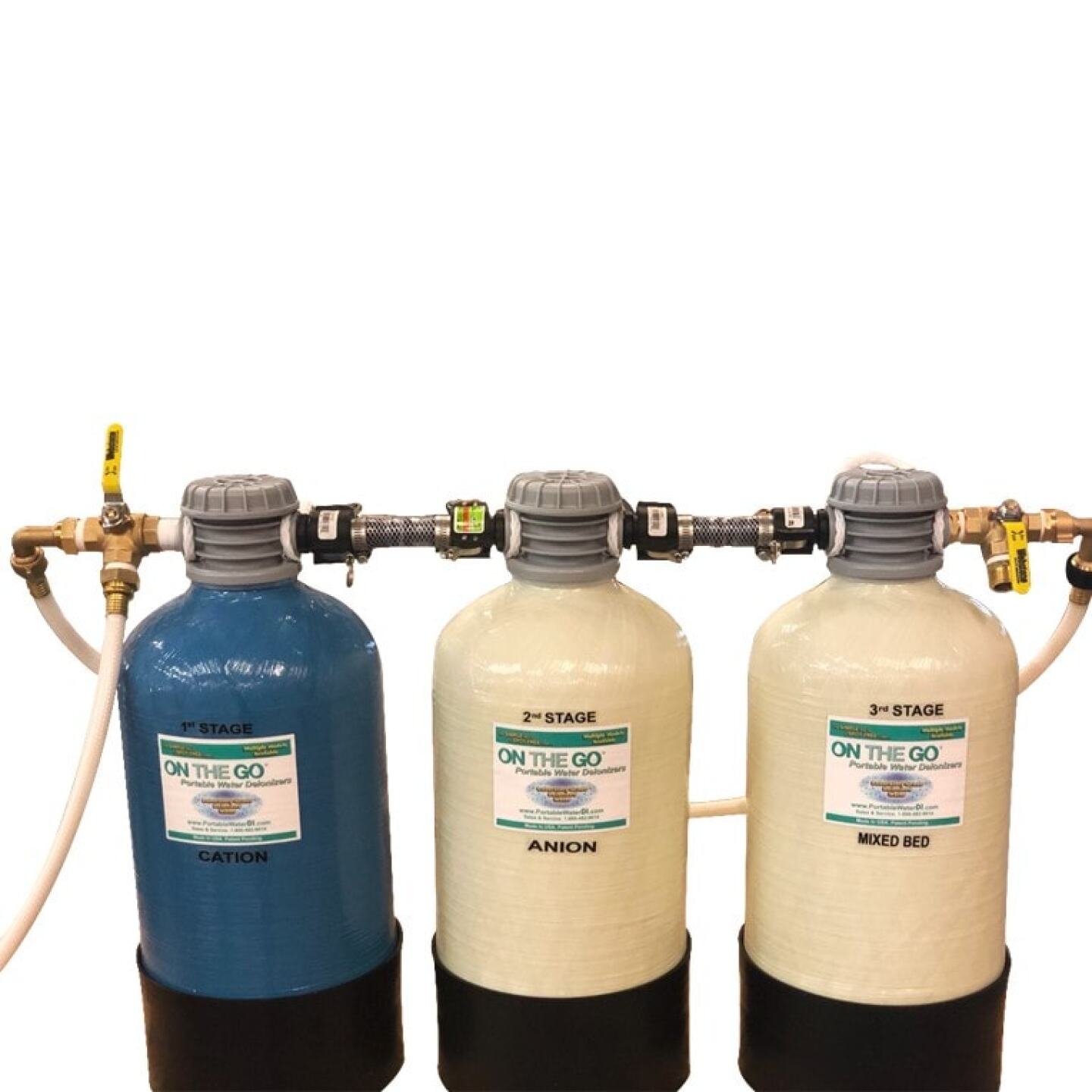 On The Go Portable Water Softener and Deionizers