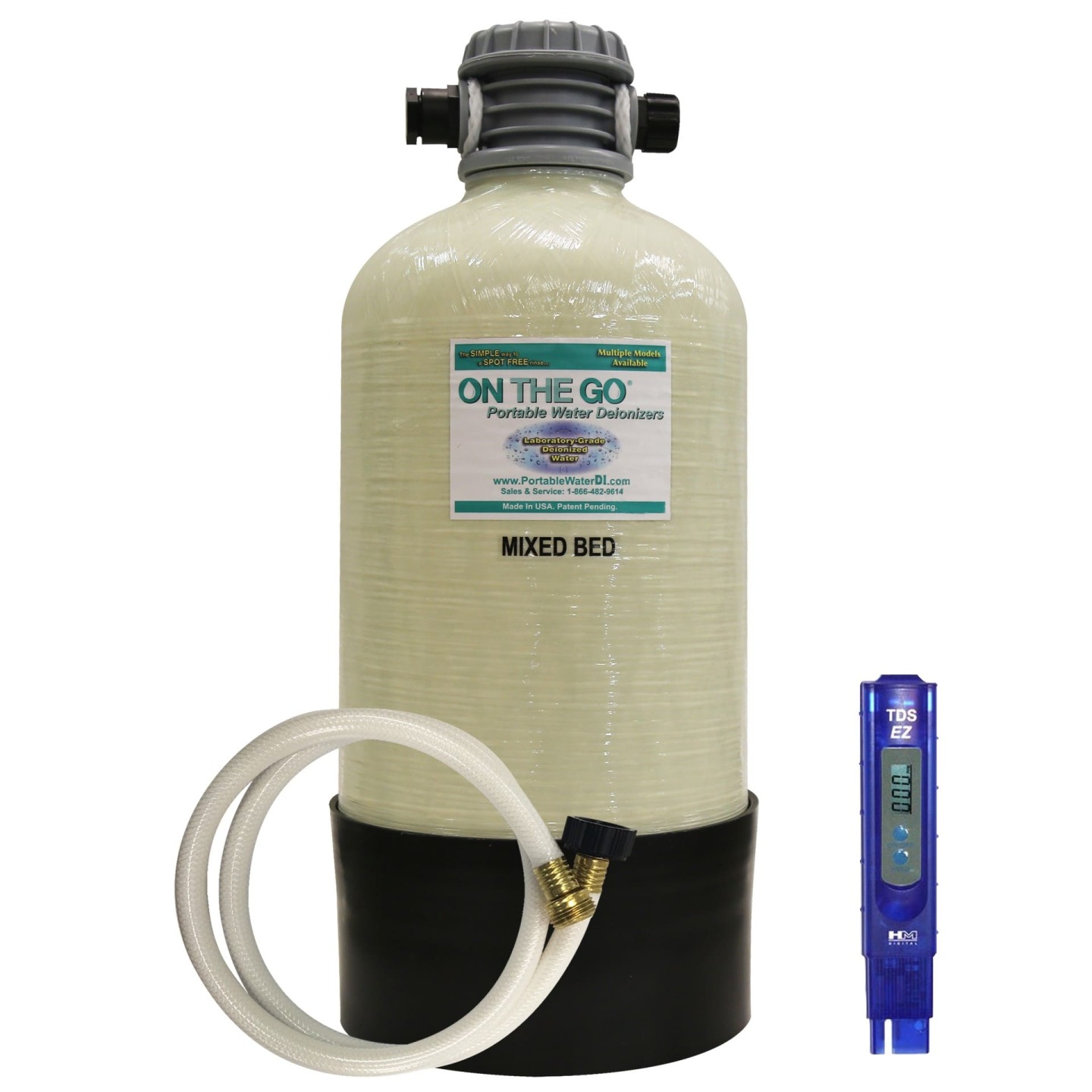 Mixed Bed Deionizer Standard Model - On The Go - Portable Water DI
