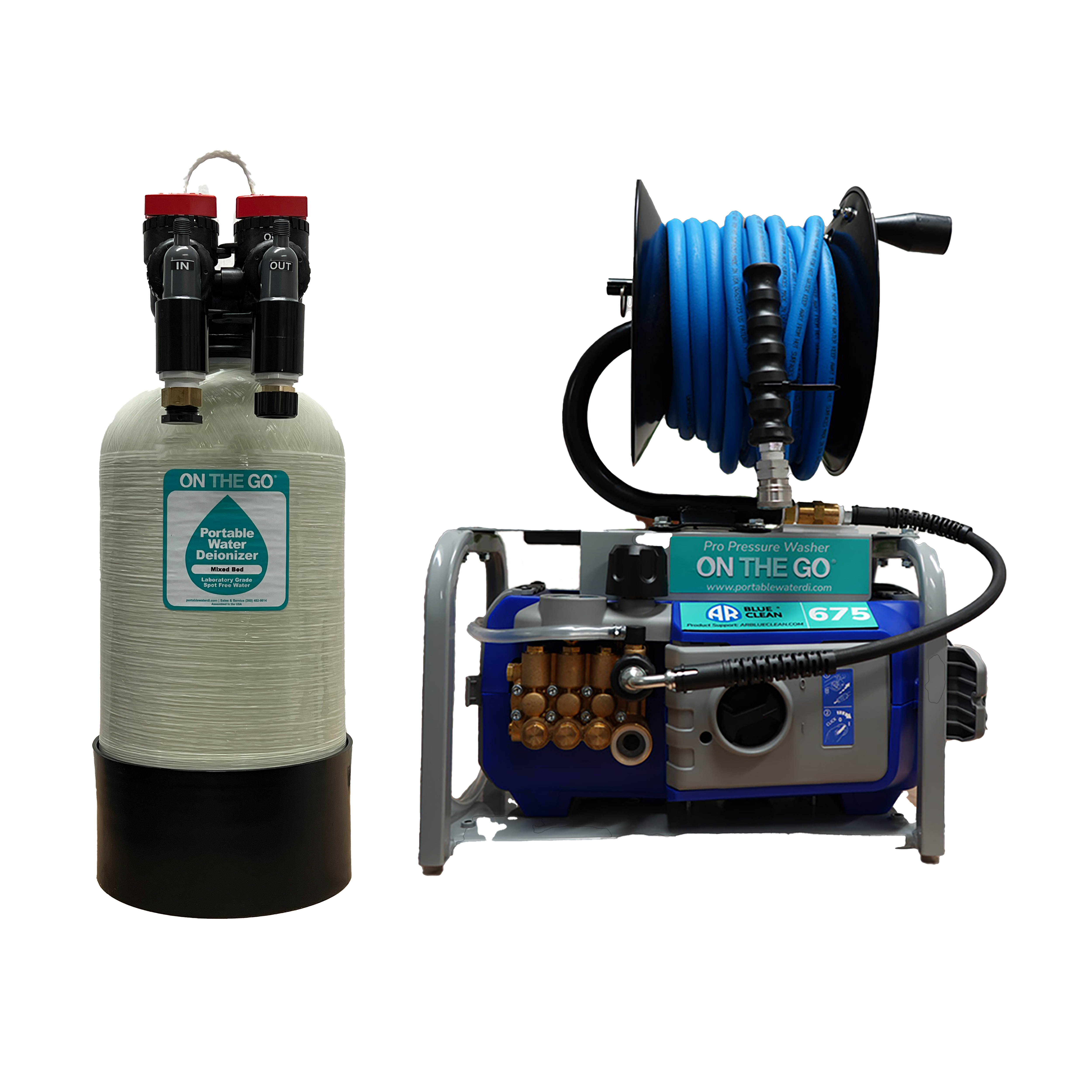 Pro 675 Pressure Washer Mixed Bed Double Package